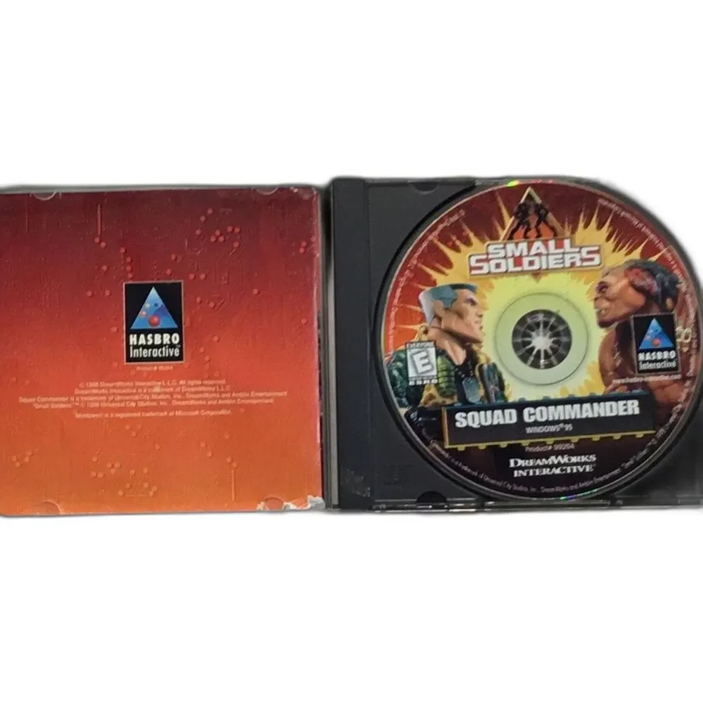 Small Soldiers Squad Commander PC Game 1998 Hasbro Vintage Retro CD